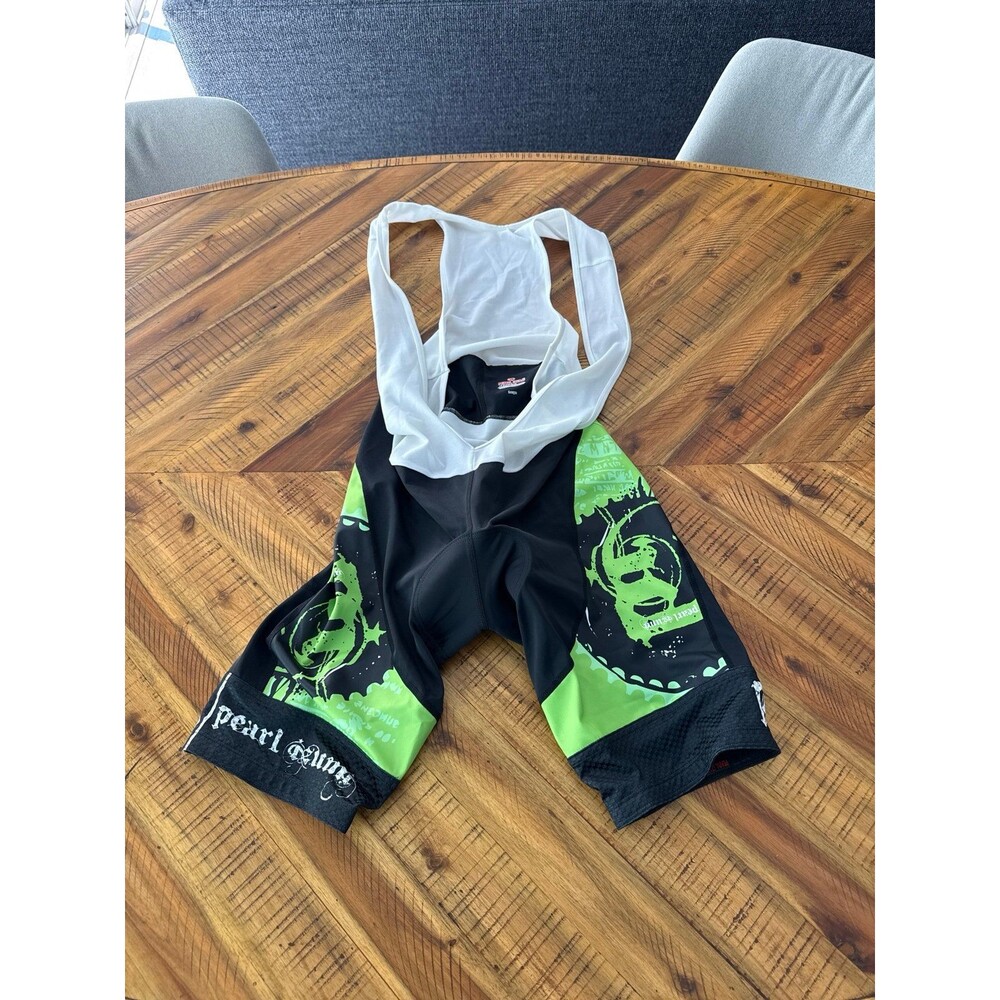 Pearl Izumi P.R.O. Series Custom Cycling Bib Shorts Green Black Graphic Team